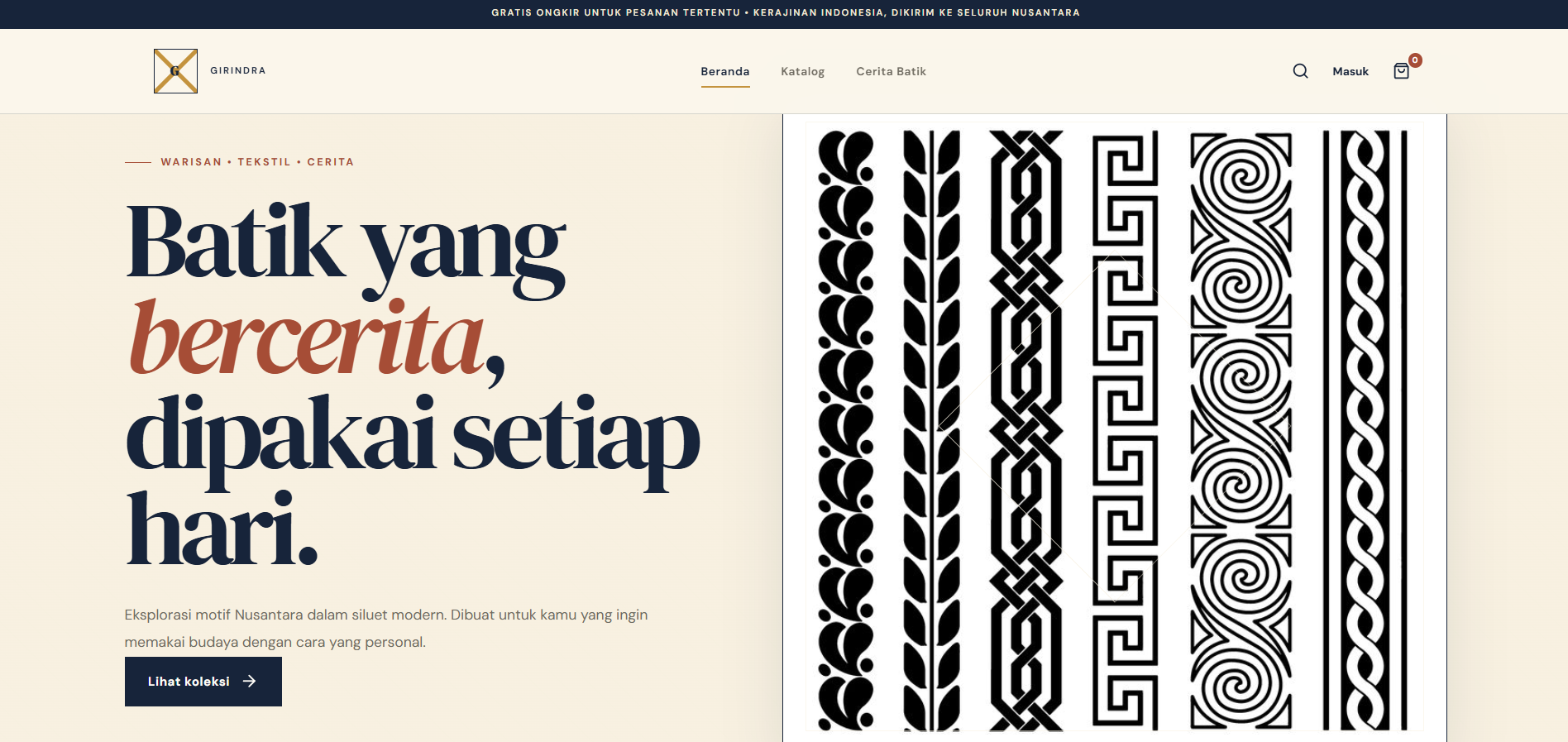 Preview Penjualan Toko Batik